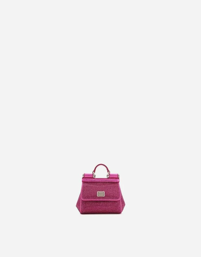 Dolce and Gabbana Clutches Mini And Micro Bags Women Mini Sicily Handbag Fuchsia