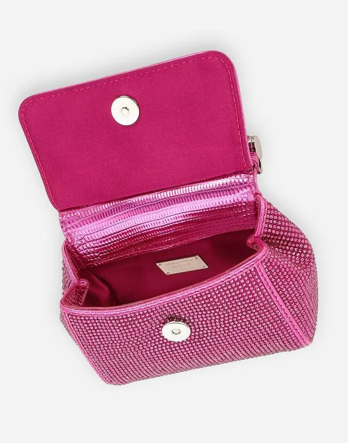 Dolce and Gabbana Clutches Mini And Micro Bags Women Mini Sicily Handbag Fuchsia Dolce and Gabbana Clutches Mini And Micro Bags Women Mini Sicily Handbag Fuchsia