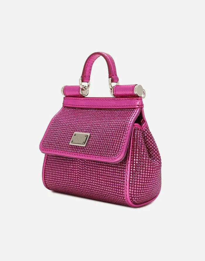 Dolce and Gabbana Clutches Mini And Micro Bags Women Mini Sicily Handbag Fuchsia Dolce and Gabbana Clutches Mini And Micro Bags Women Mini Sicily Handbag Fuchsia