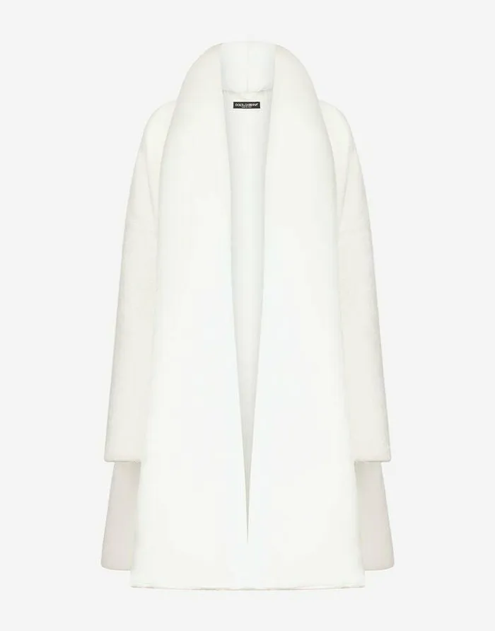 Dolce and Gabbana Coats And Jackets Women KIM DOLCEandGABBANA Terrycloth Coat White Dolce and Gabbana Coats And Jackets Women KIM DOLCEandGABBANA Terrycloth Coat White