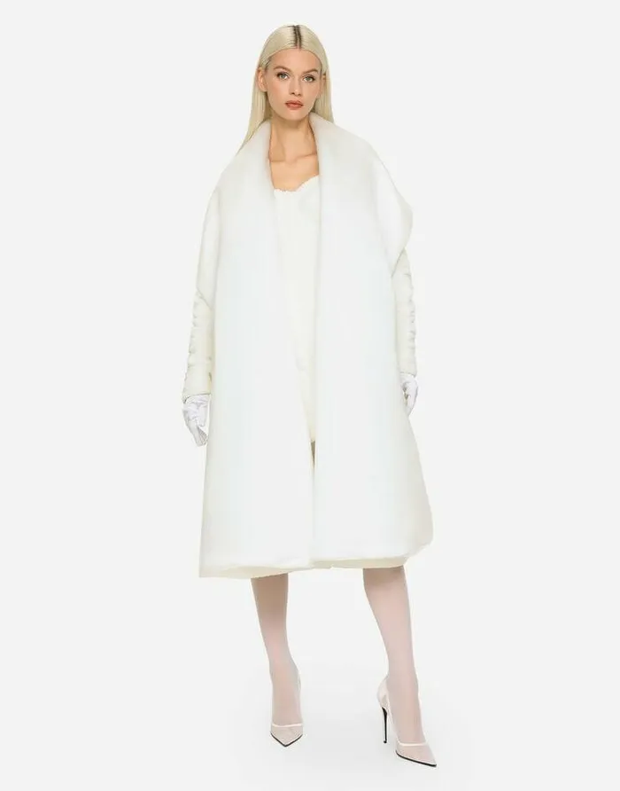 Dolce and Gabbana Coats And Jackets Women KIM DOLCEandGABBANA Terrycloth Coat White Dolce and Gabbana Coats And Jackets Women KIM DOLCEandGABBANA Terrycloth Coat White
