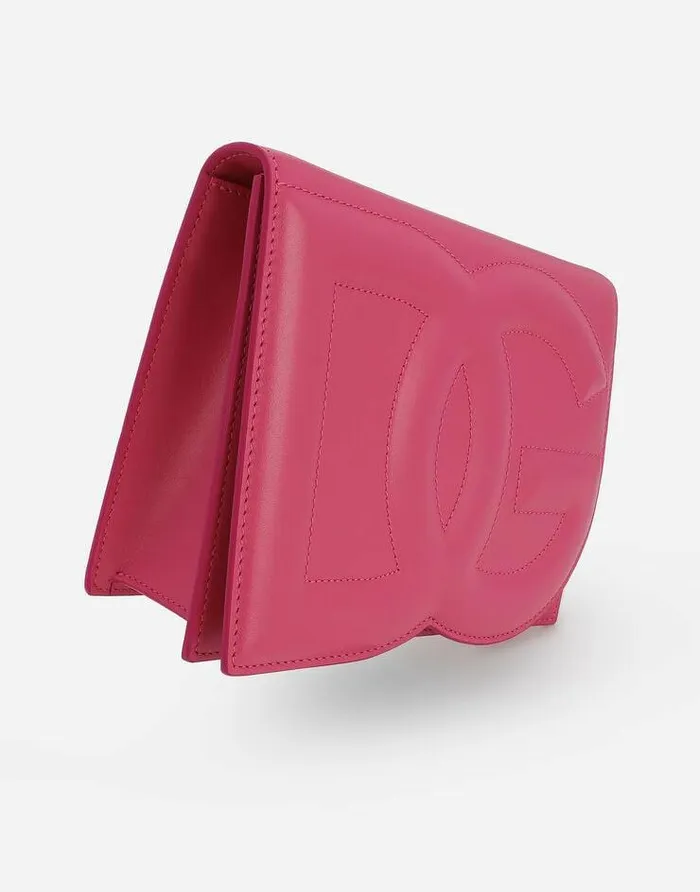 Dolce and Gabbana DG Logo Bag Women Calfskin DG Logo Bag Crossbody Bag Lilac Dolce and Gabbana DG Logo Bag Women Calfskin DG Logo Bag Crossbody Bag Lilac