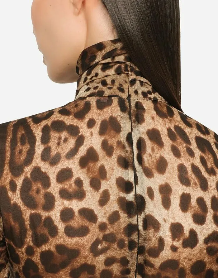 Dolce and Gabbana Dresses Women KIM DOLCEandGABBANA Sheer Leopardprint Jumpsuit Animal Print Dolce and Gabbana Dresses Women KIM DOLCEandGABBANA Sheer Leopardprint Jumpsuit Animal Print