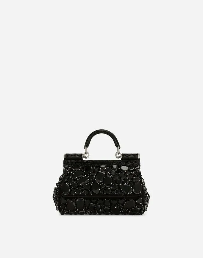 Dolce and Gabbana Handbags Women KIM DOLCEandGABBANA Small Sicily Handbag Black