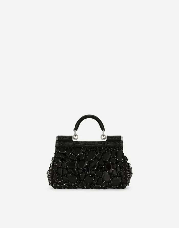 Dolce and Gabbana Handbags Women KIM DOLCEandGABBANA Small Sicily Handbag Black Dolce and Gabbana Handbags Women KIM DOLCEandGABBANA Small Sicily Handbag Black