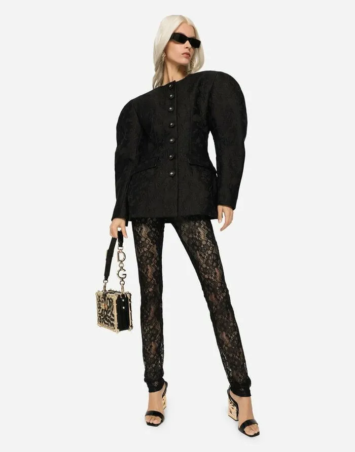 Dolce and Gabbana Handbags Women Satin Dolce Box With Embroidery Multicolor Dolce and Gabbana Handbags Women Satin Dolce Box With Embroidery Multicolor