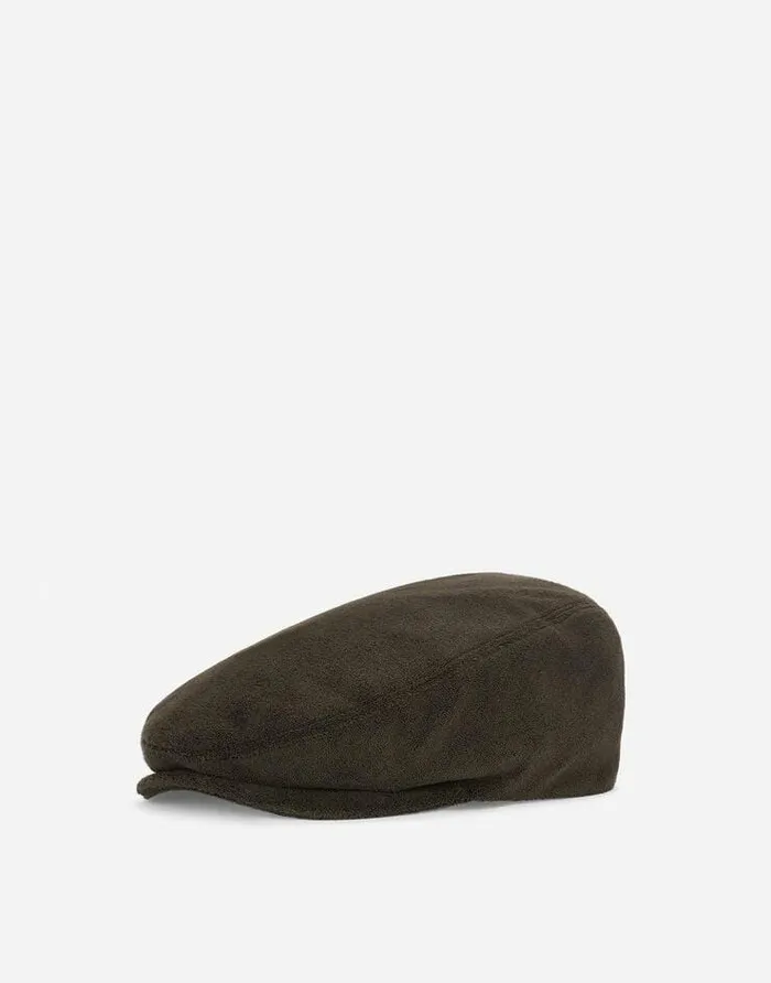 Dolce and Gabbana Hats And Gloves Men Cotton Terrycloth Flat Cap With Logo Tag Multicolor Dolce and Gabbana Hats And Gloves Men Cotton Terrycloth Flat Cap With Logo Tag Multicolor