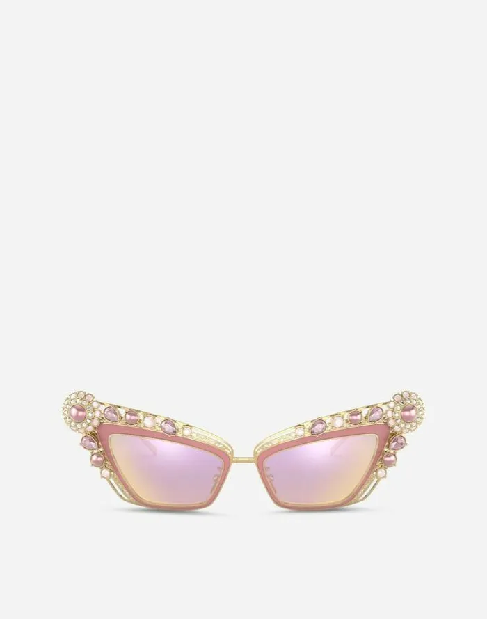 Dolce and Gabbana Icons Women Christmas Sunglasses Gold
