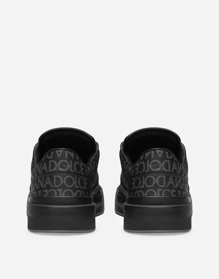 Dolce and Gabbana Mini Me Boy ChildrenMen Coated Jacquard New Roma Sneakers Multicolor Dolce and Gabbana Mini Me Boy ChildrenMen Coated Jacquard New Roma Sneakers Multicolor