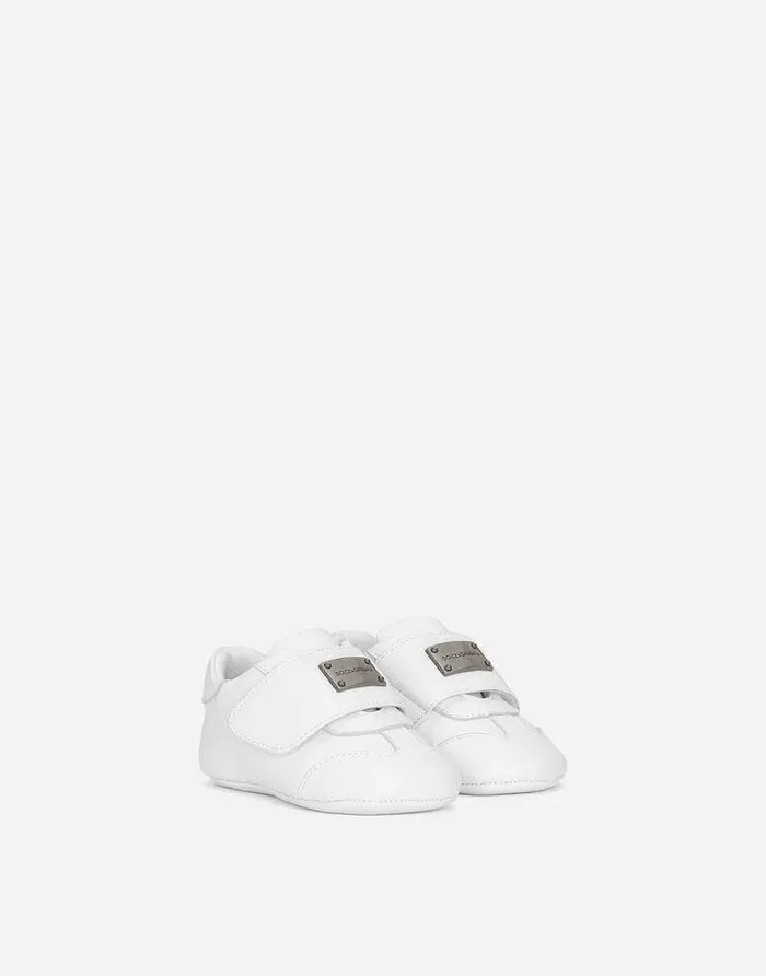 Dolce and Gabbana Newborn Boys039 Shoes 1620 Children Nappa Leather Sneakers White Dolce and Gabbana Newborn Boys039 Shoes 1620 Children Nappa Leather Sneakers White