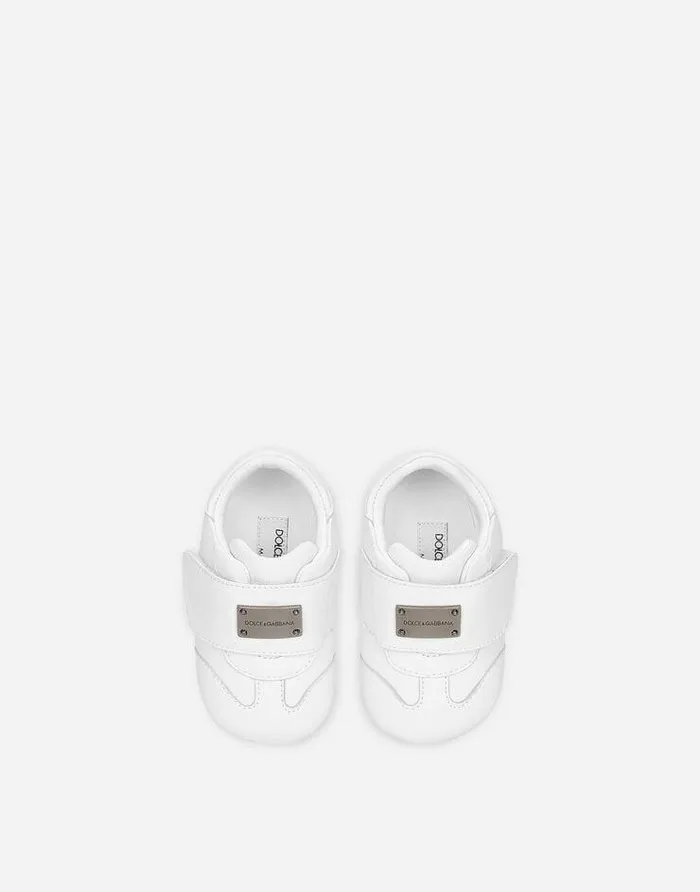 Dolce and Gabbana Newborn Boys039 Shoes 1620 Children Nappa Leather Sneakers White Dolce and Gabbana Newborn Boys039 Shoes 1620 Children Nappa Leather Sneakers White