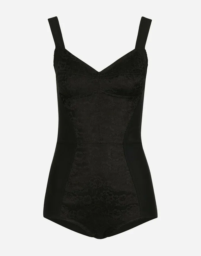 Dolce and Gabbana Shirts And Tops Women Corset Bodysuit Black