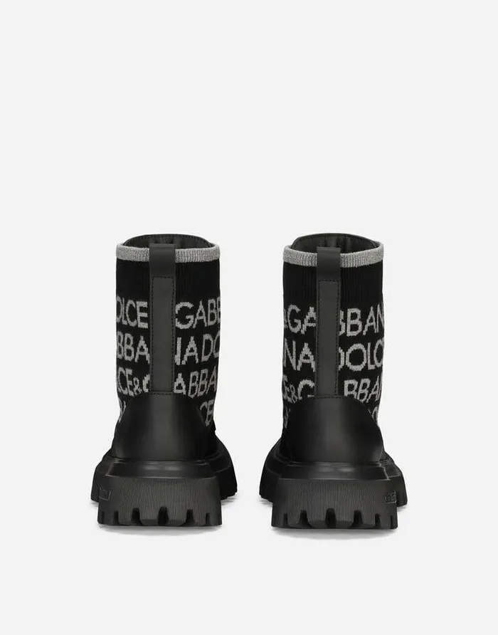Dolce and Gabbana Shoes 2438 Children Calfskin Ankle Boots Multicolor Dolce and Gabbana Shoes 2438 Children Calfskin Ankle Boots Multicolor