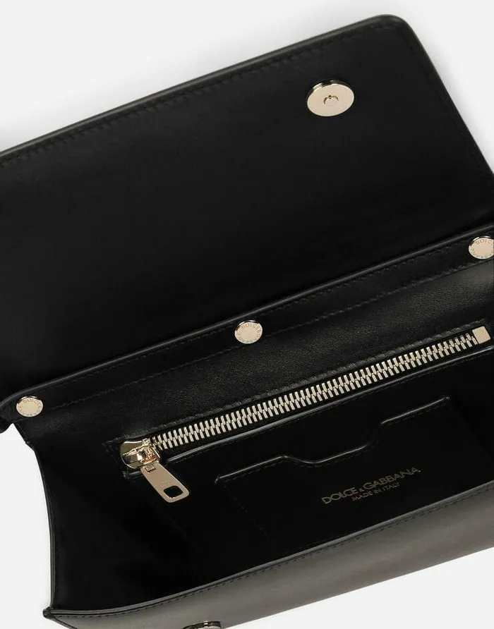 Dolce and Gabbana Shoulder And Crossbody Bags Women Calfskin 35 Clutch Black Dolce and Gabbana Shoulder And Crossbody Bags Women Calfskin 35 Clutch Black