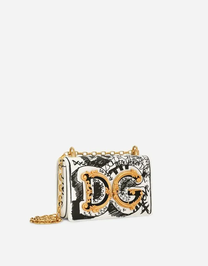 Dolce and Gabbana Shoulder And Crossbody Bags Women Graffitiprint Nappa Leather DG Girls Bag Multicolor Dolce and Gabbana Shoulder And Crossbody Bags Women Graffitiprint Nappa Leather DG Girls Bag Multicolor