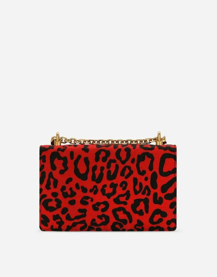 Dolce and Gabbana Shoulder And Crossbody Bags Women Leopardprint Brocade DG Girls Bag Multicolor Dolce and Gabbana Shoulder And Crossbody Bags Women Leopardprint Brocade DG Girls Bag Multicolor