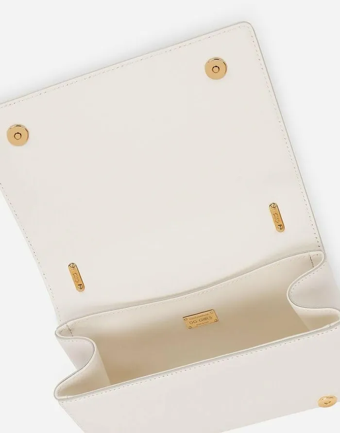 Dolce and Gabbana Shoulder And Crossbody Bags Women Nappa Leather DG Girls Shoulder Bag White Dolce and Gabbana Shoulder And Crossbody Bags Women Nappa Leather DG Girls Shoulder Bag White