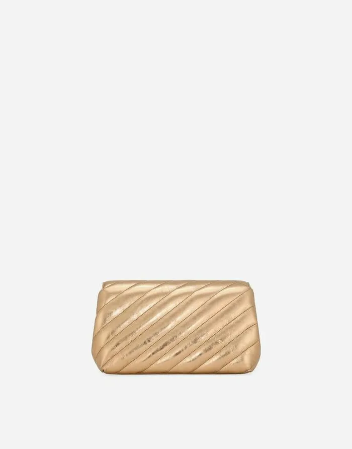 Dolce and Gabbana Shoulder And Crossbody Bags Women Small Lop Crossbody Bag Gold Dolce and Gabbana Shoulder And Crossbody Bags Women Small Lop Crossbody Bag Gold