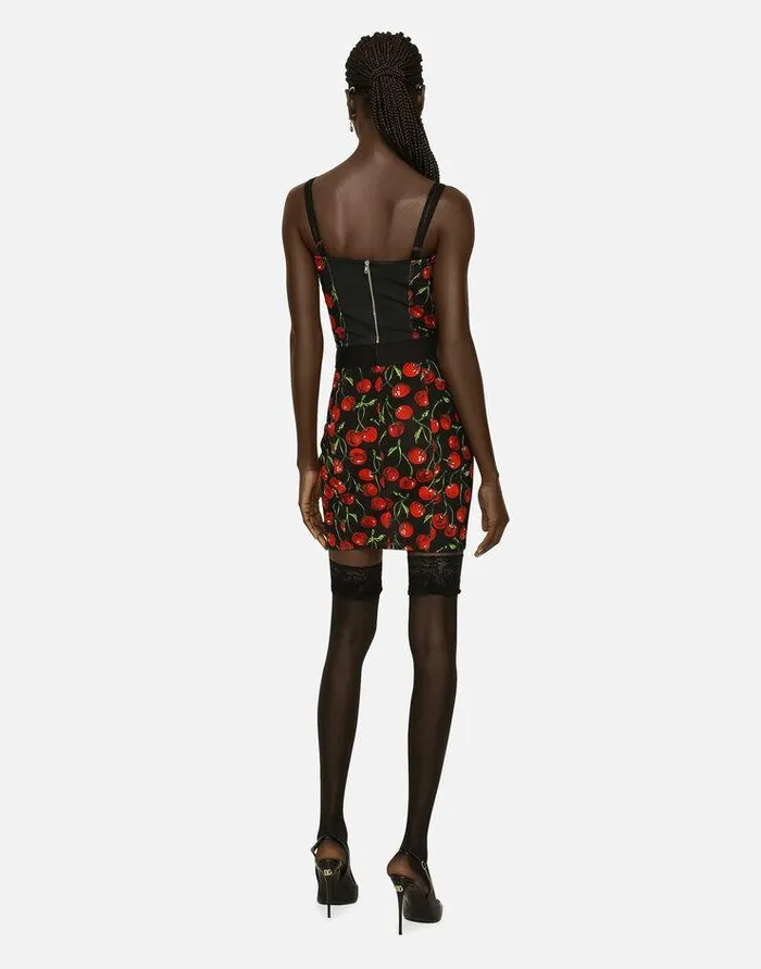 Dolce and Gabbana Skirts Women Short Marquisette Skirt With Branded Elastic Multicolor Dolce and Gabbana Skirts Women Short Marquisette Skirt With Branded Elastic Multicolor