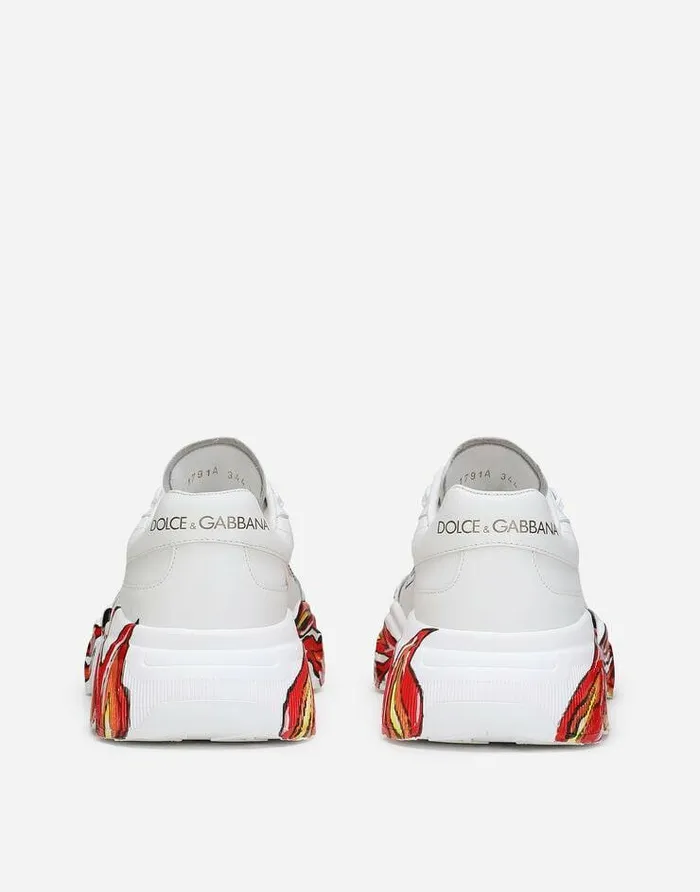 Dolce and Gabbana Sneakers Women Calfskin Nappa Daymaster Sneakers Multicolor Dolce and Gabbana Sneakers Women Calfskin Nappa Daymaster Sneakers Multicolor