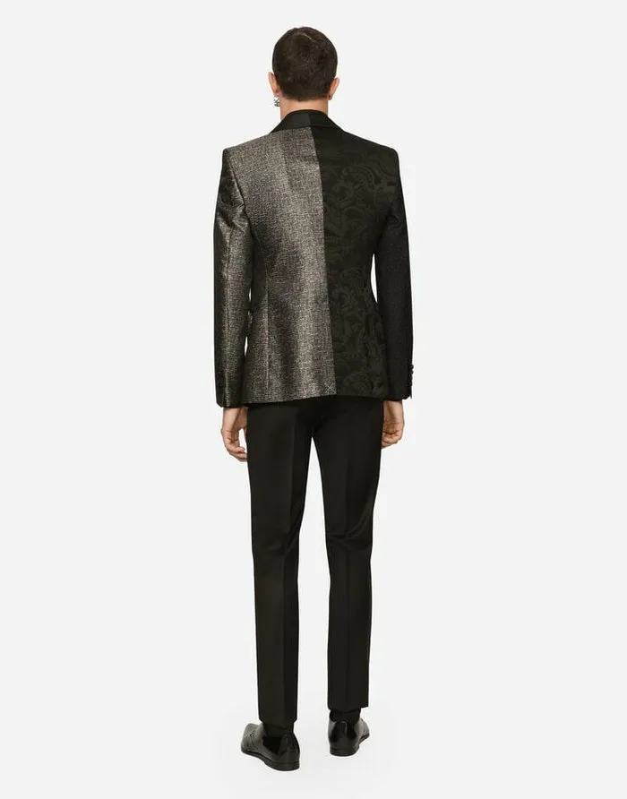 Dolce and Gabbana Suits And Blazers Men Patchwork Fabric Siciliafit Jacket Multicolor Dolce and Gabbana Suits And Blazers Men Patchwork Fabric Siciliafit Jacket Multicolor