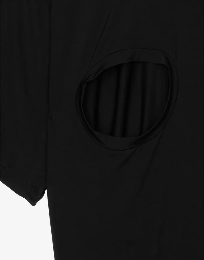 Dolce and Gabbana TShirts And Sweatshirts Women Asymmetrical Top With Cutout Black Dolce and Gabbana TShirts And Sweatshirts Women Asymmetrical Top With Cutout Black