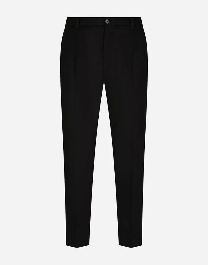Dolce and Gabbana Trousers And Shorts Men Cashmere Pants Blue