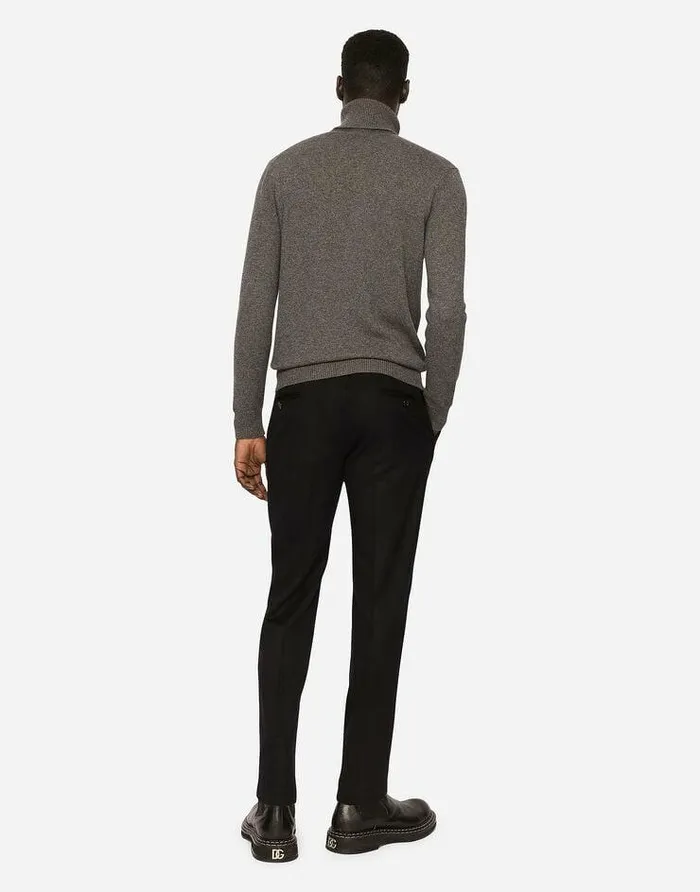 Dolce and Gabbana Trousers And Shorts Men Cashmere Pants Blue Dolce and Gabbana Trousers And Shorts Men Cashmere Pants Blue