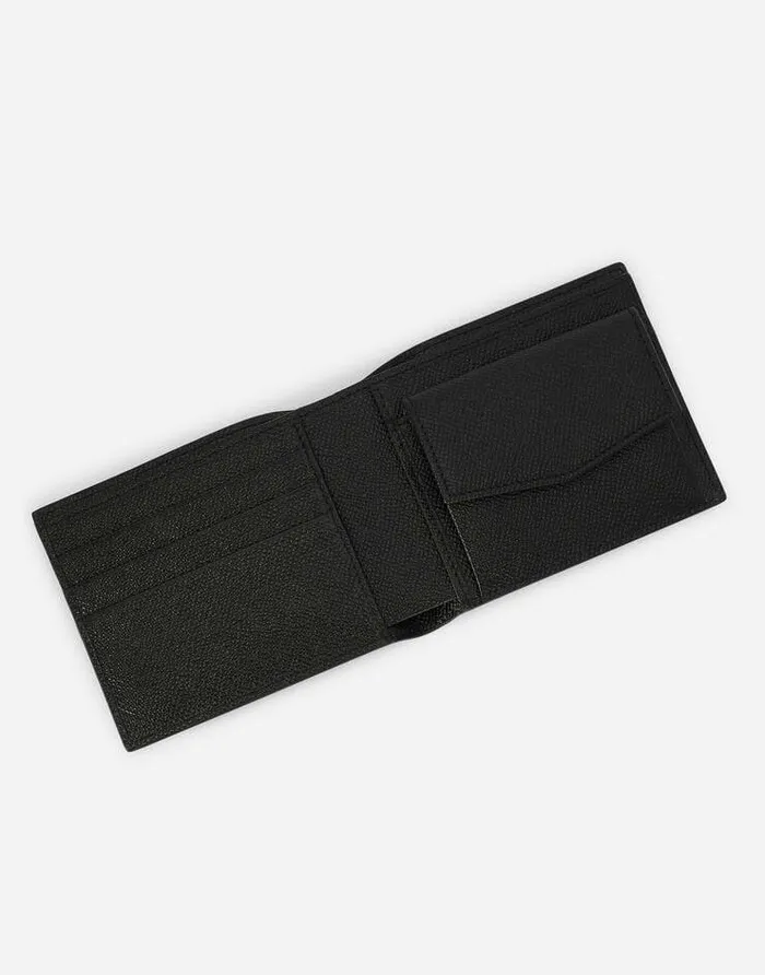 Dolce and Gabbana Wallets And Small Leather Goods Men Calfskin Wallet With Coin Pocket And Logo Tag Black Dolce and Gabbana Wallets And Small Leather Goods Men Calfskin Wallet With Coin Pocket And Logo Tag Black