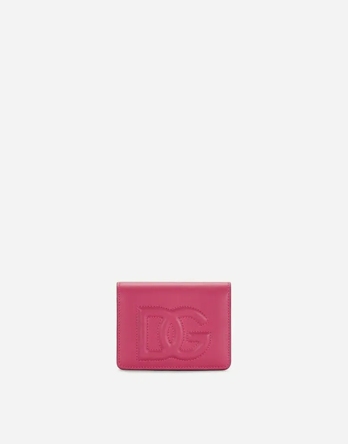 Dolce and Gabbana Wallets And Small Leather Goods Women Calfskin DG Logo Wallet Lilac Dolce and Gabbana Wallets And Small Leather Goods Women Calfskin DG Logo Wallet Lilac