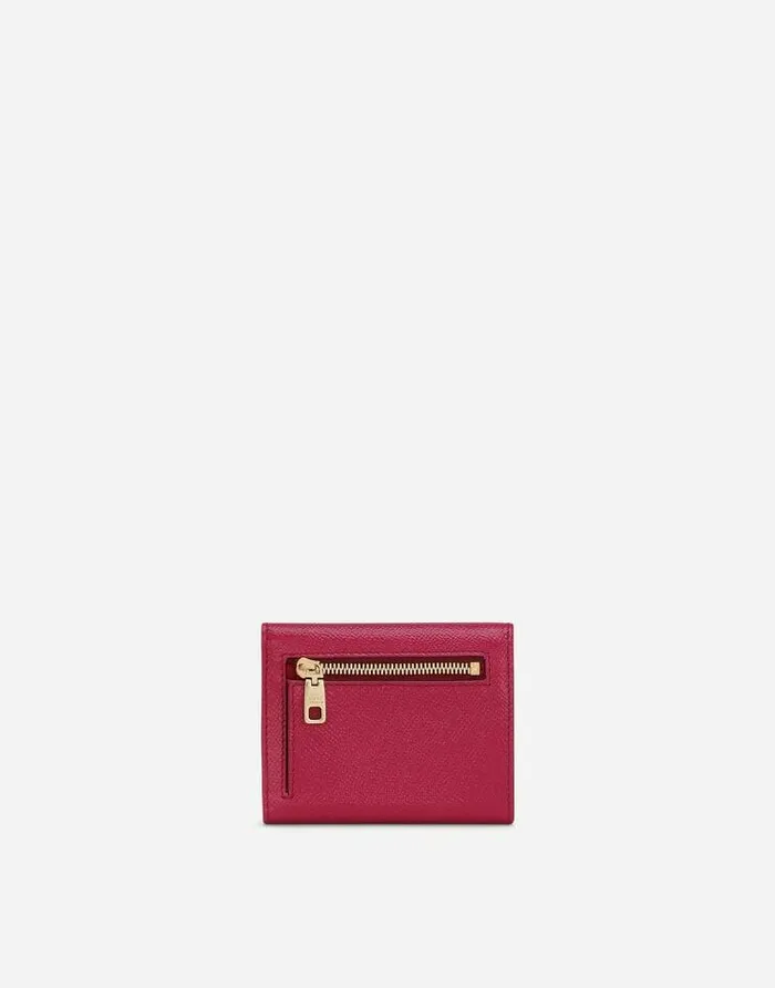 Dolce and Gabbana Wallets And Small Leather Goods Women Dauphine Calfskin Frenchflap Wallet Fuchsia Dolce and Gabbana Wallets And Small Leather Goods Women Dauphine Calfskin Frenchflap Wallet Fuchsia