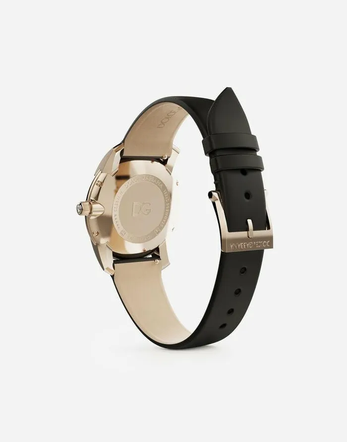 Dolce and Gabbana WatchesandStraps Women DG7 Barocco Watch With Black Satin Strap Black Dolce and Gabbana WatchesandStraps Women DG7 Barocco Watch With Black Satin Strap Black
