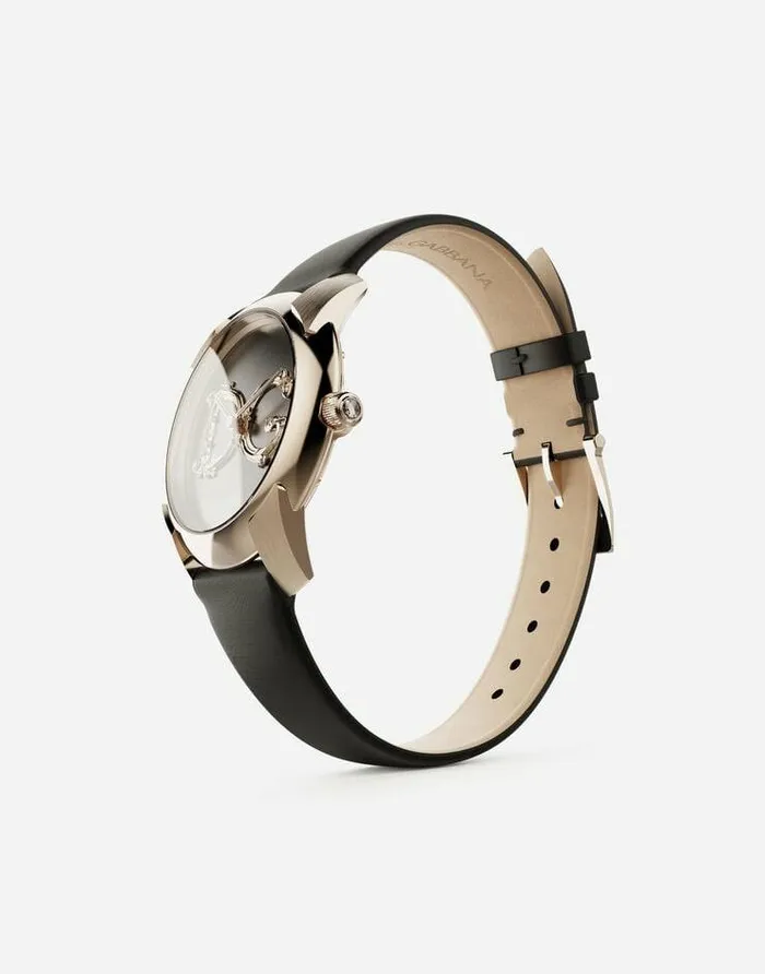 Dolce and Gabbana WatchesandStraps Women DG7 Barocco Watch With Black Satin Strap Black Dolce and Gabbana WatchesandStraps Women DG7 Barocco Watch With Black Satin Strap Black