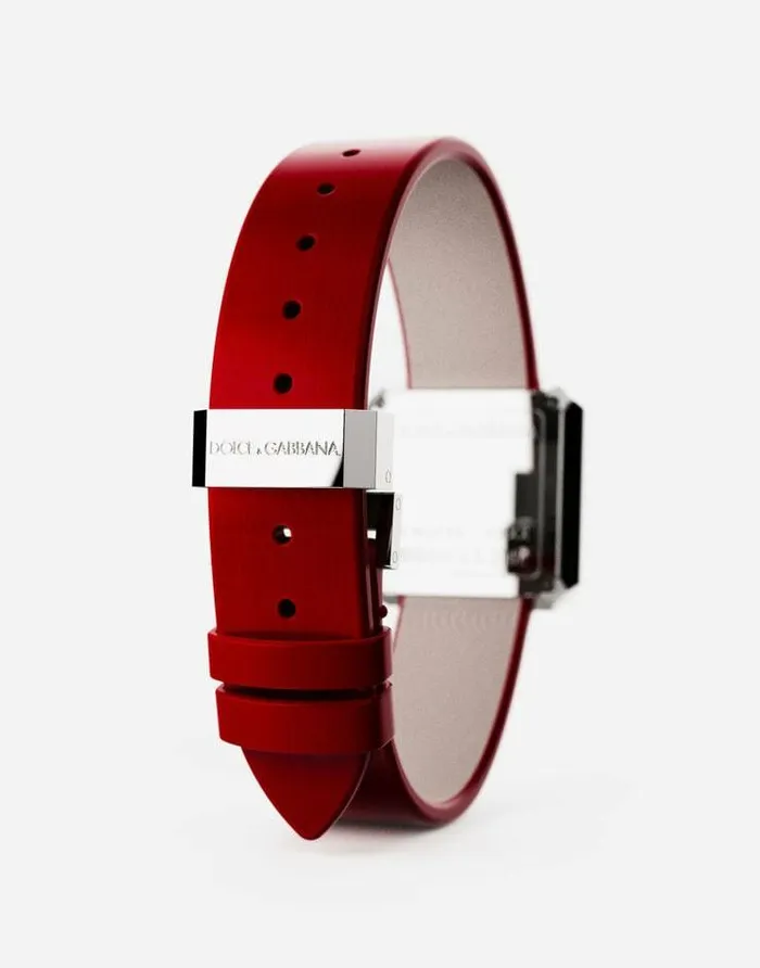 Dolce and Gabbana WatchesandStraps Women Sofia Steel Watch With Colorless Diamonds Raspberry Red Dolce and Gabbana WatchesandStraps Women Sofia Steel Watch With Colorless Diamonds Raspberry Red