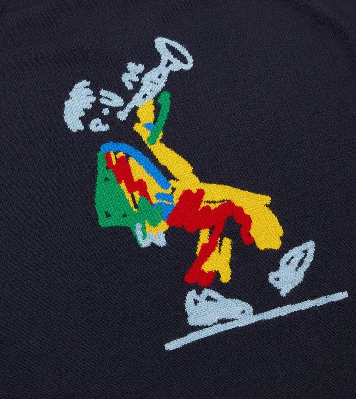 Drake039s ALD Drake039s Intarsia Knit Sweater 8211 Clothing