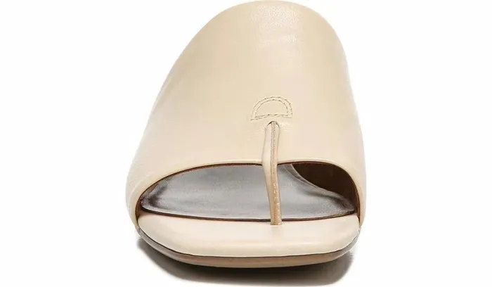 Dress Mules Women Franco Sarto Franco Loran Sandal Beige Leather