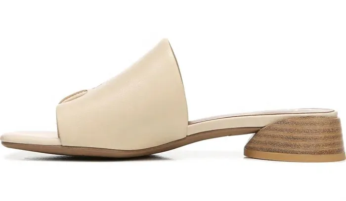 Dress Mules Women Franco Sarto Franco Loran Sandal Beige Leather