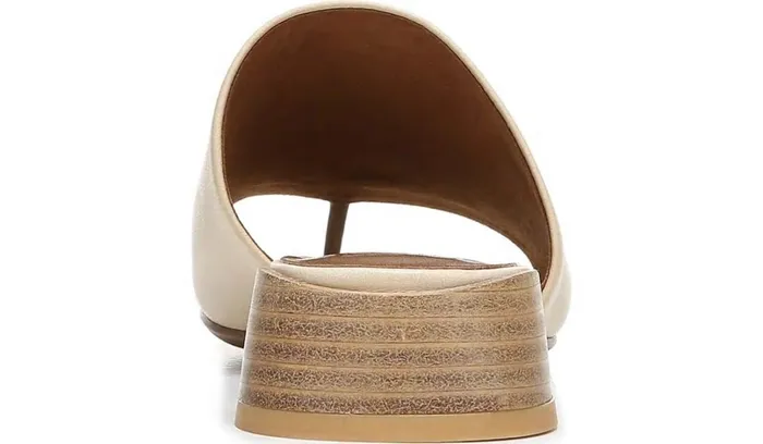 Dress Mules Women Franco Sarto Franco Loran Sandal Beige Leather