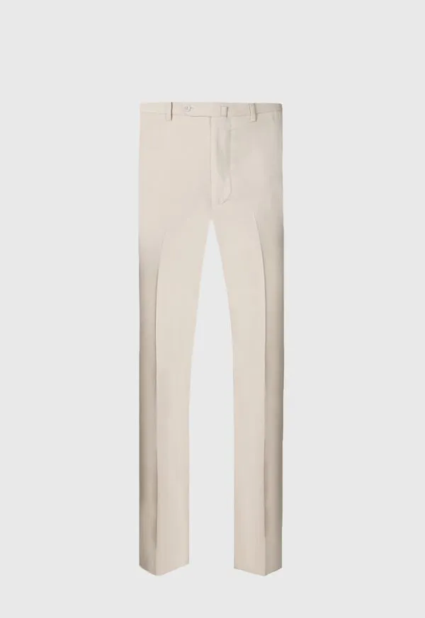 Dress Pants Mens Paulstuart Cotton Dress Trouser Cream