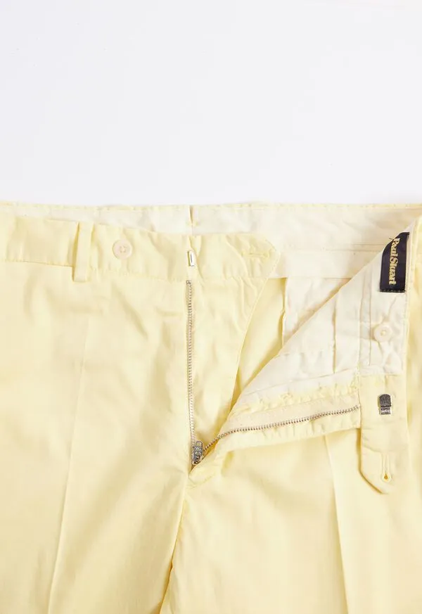 Dress Pants Paulstuart Mens Cotton and Silk Garment Dyed Trouser Lemon Dress Pants Paulstuart Mens Cotton and Silk Garment Dyed Trouser Lemon