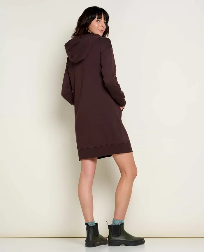 Dresses ToadandCo Women8217s Hemp Daybreaker Hooded Dress Carob