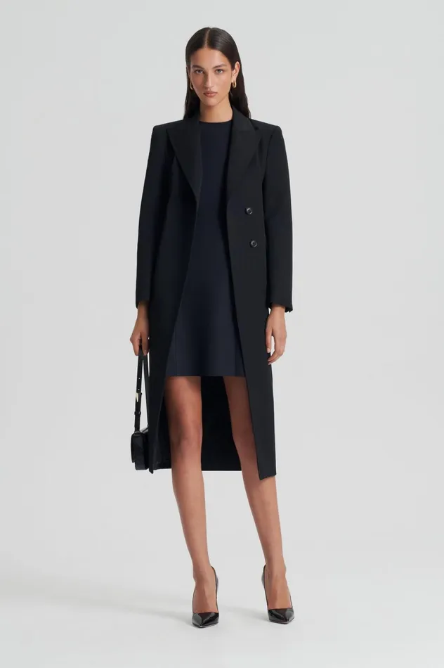 Dresses Women Scanlan Theodore SCUBA MINI DRESS Black Dresses Women Scanlan Theodore SCUBA MINI DRESS Black