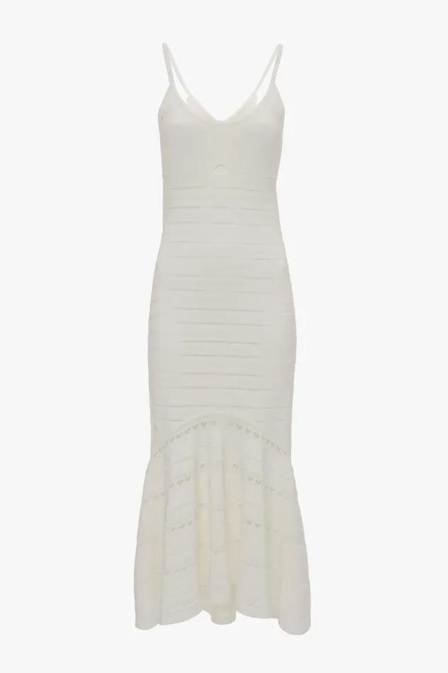 Dresses Women Victoria Beckham CutOut Detail Cami Dress In White