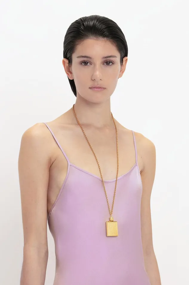 Dresses Women Victoria Beckham Low Back Cami FloorLength Dress In Rosa