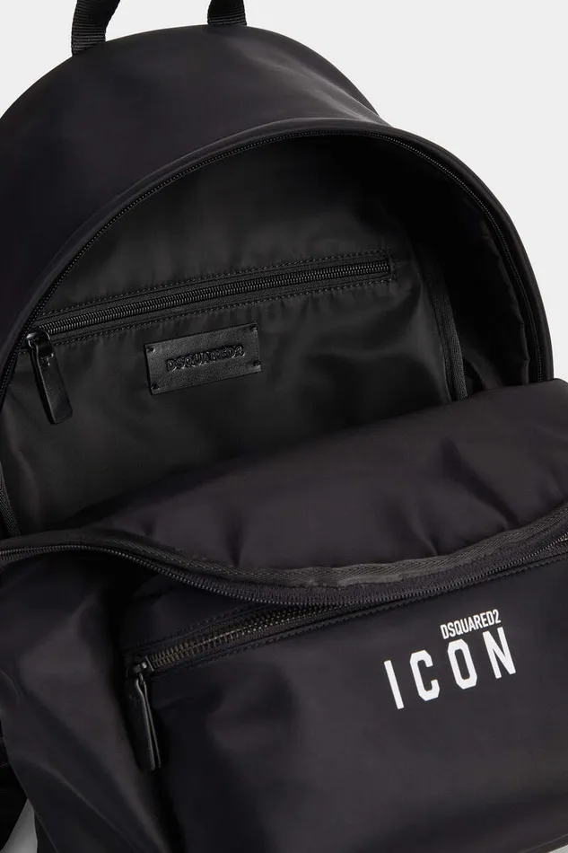 Dsquared2 Backpacks Icon Backpack Blackwhite 8211 Men