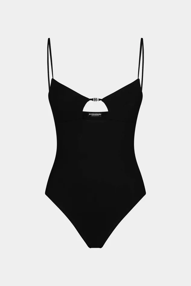Dsquared2 Beachwear Icon Clubbing One Piece Black 8211 Women