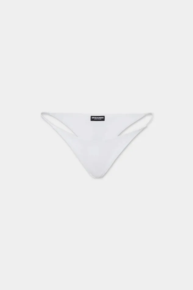 Dsquared2 Beachwear Rear Logo Swim Brief Beige 8211 Women