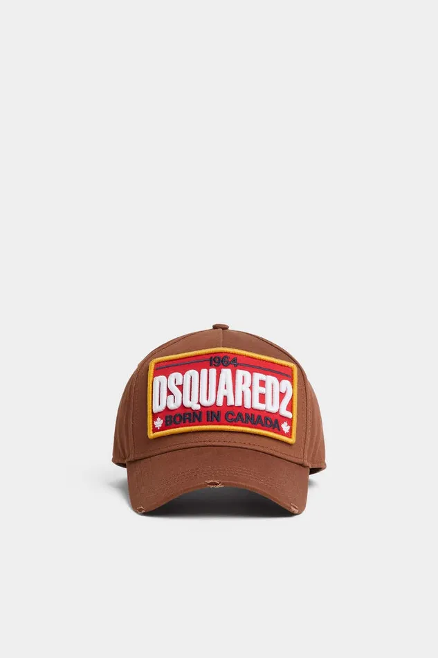 Dsquared2 Headwear Canada Patch Baseball Cap Hazelnutred 8211 Men