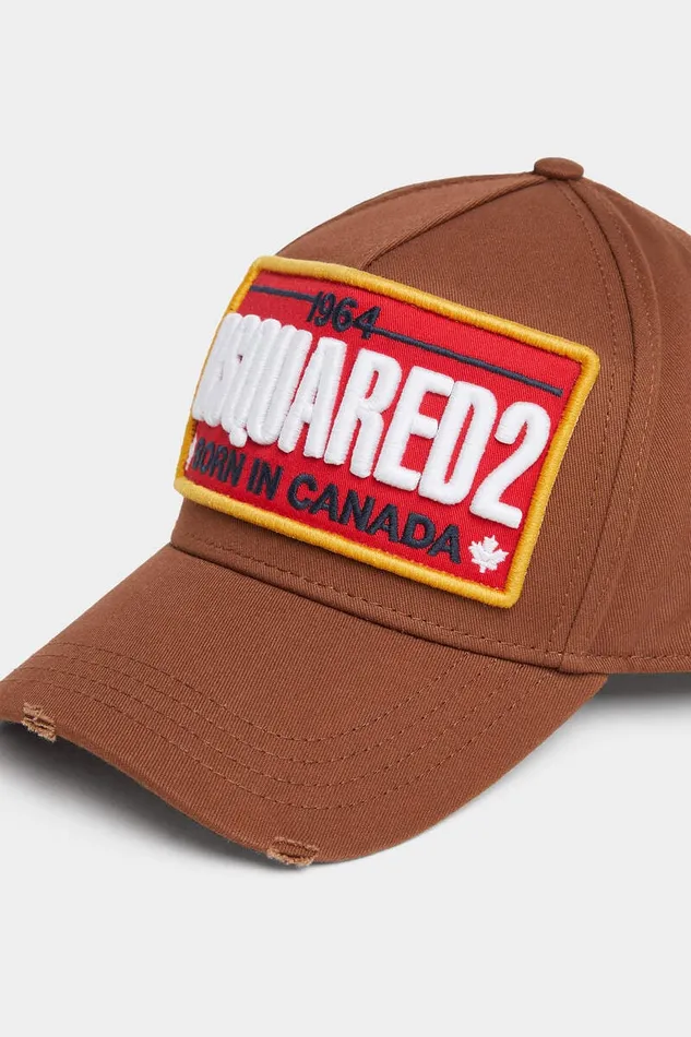 Dsquared2 Headwear Canada Patch Baseball Cap Hazelnutred 8211 Men