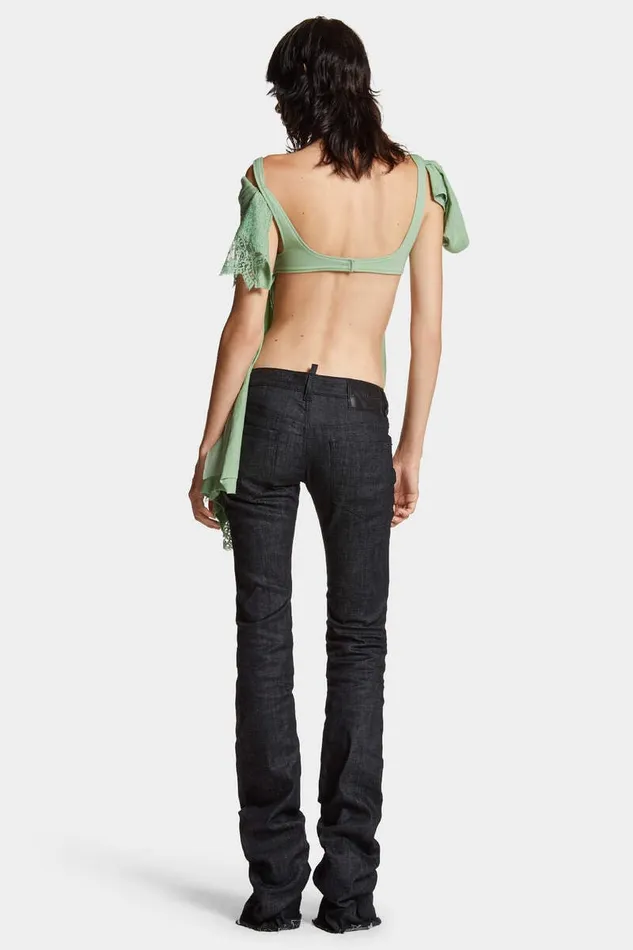Dsquared2 Jeans Black Rinse Wash Bootcut Sharpei Jeans 8211 Women